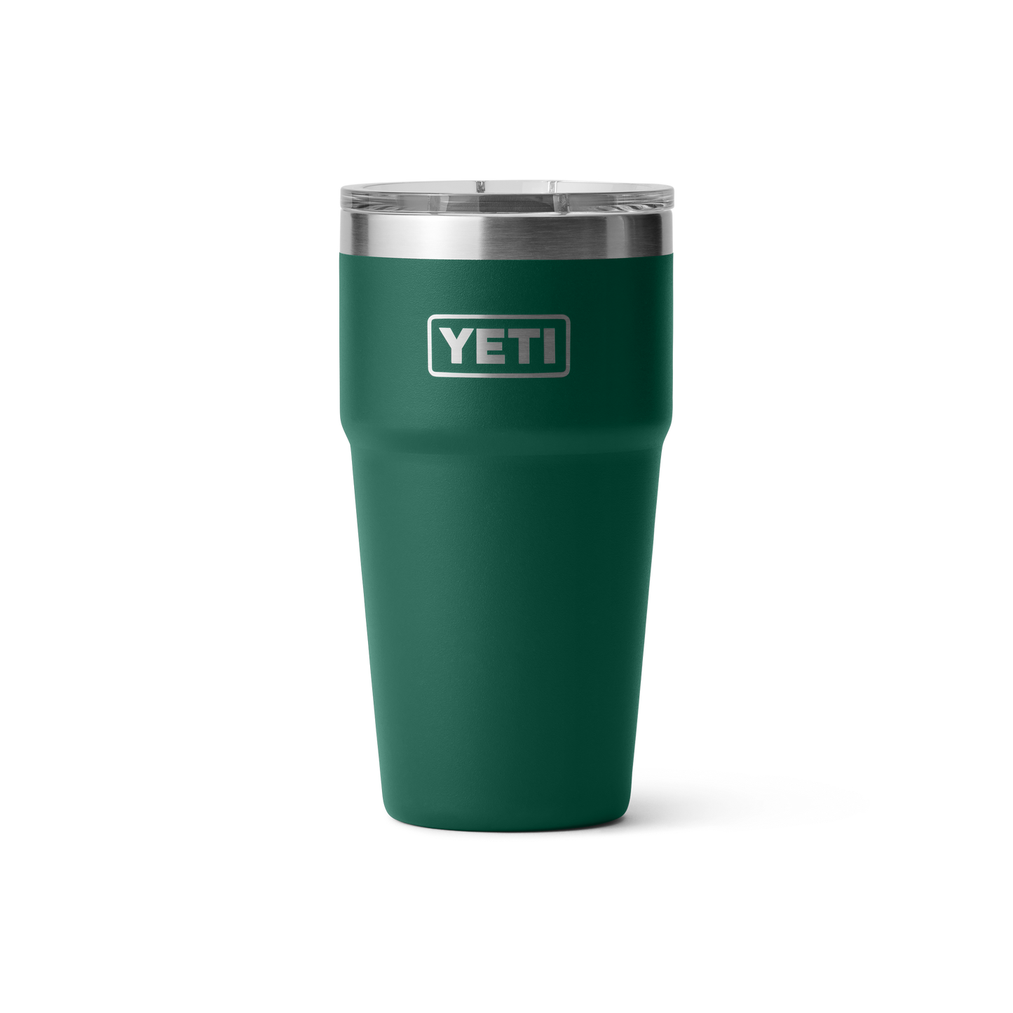 YETI Rambler® 20 oz (591 ml) Stapelbarer Becher Black Forest Green
