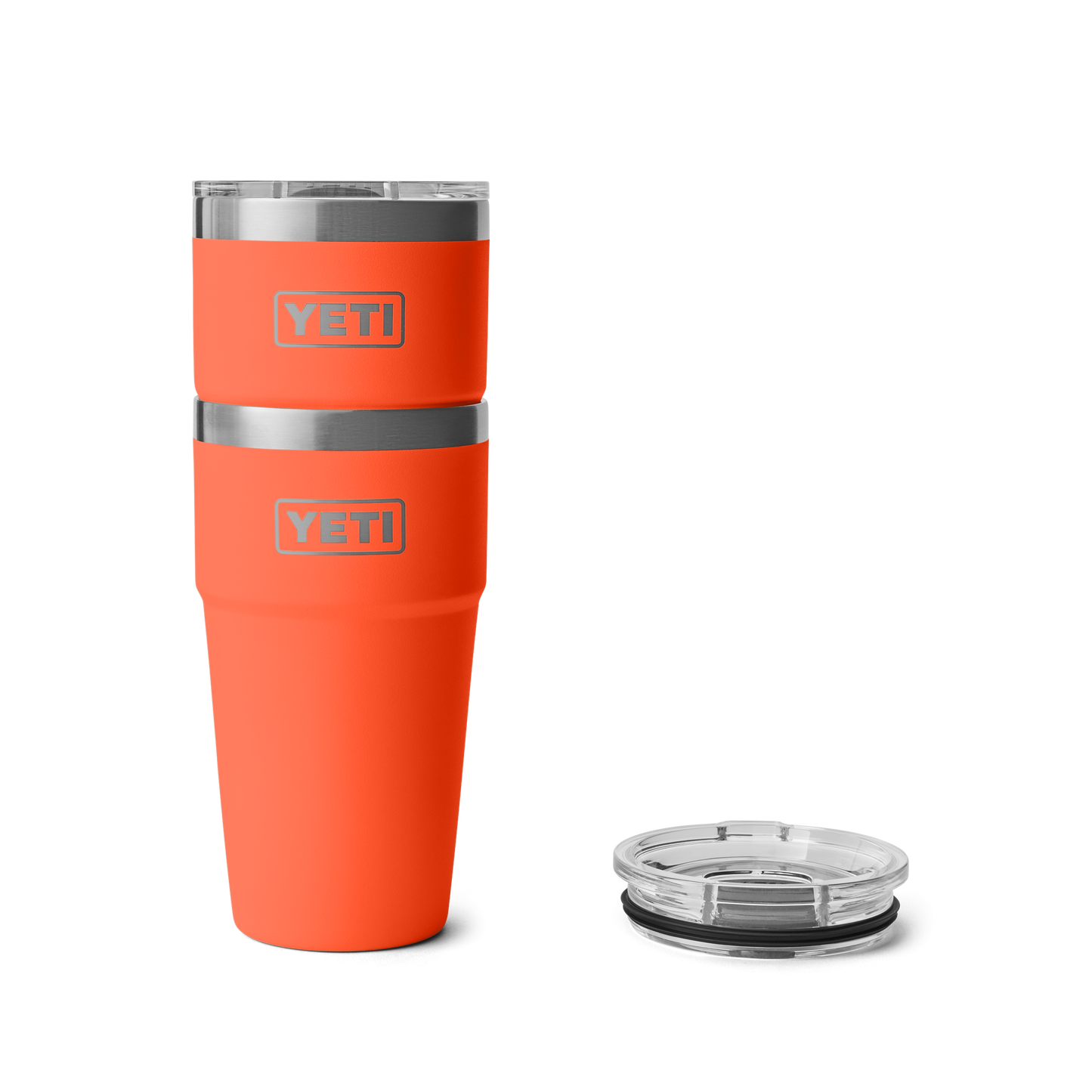 YETI Rambler® 20 oz (591 ml) Stapelbarer Becher Papaya