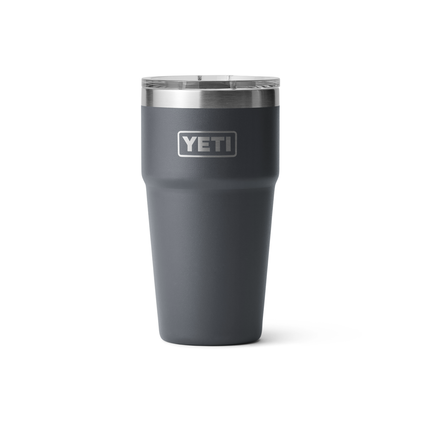 YETI Rambler® 20 oz (591 ml) Stapelbarer Becher Charcoal