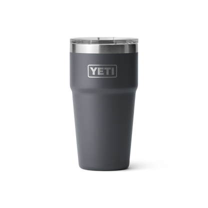 YETI Rambler® 20 oz (591 ml) Stapelbarer Becher Charcoal