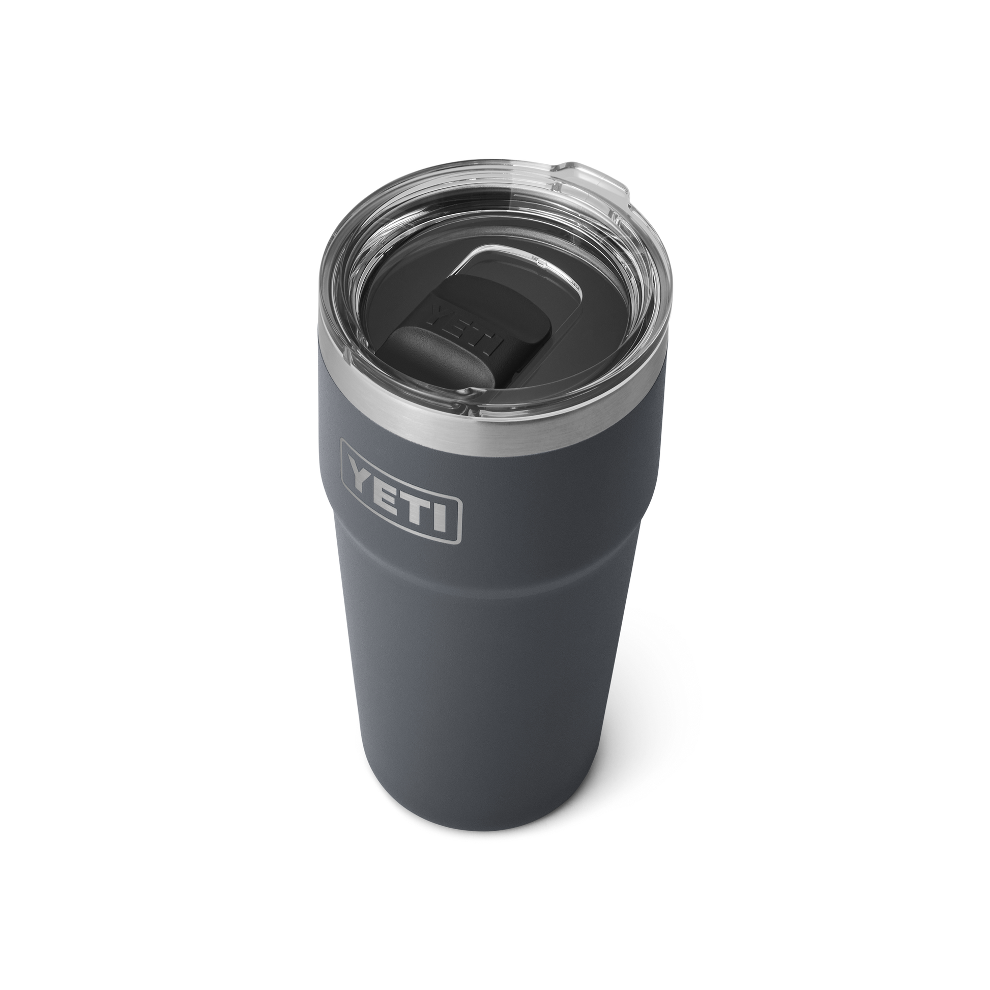 YETI Rambler® 20 oz (591 ml) Stapelbarer Becher Charcoal