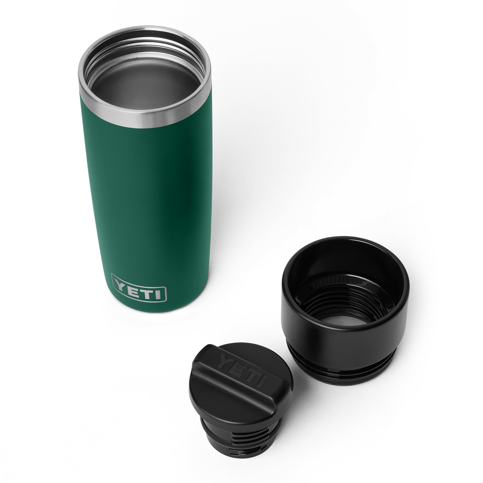 YETI Rambler® Reiseflasche 16 oz (473 ml) Black Forest Green