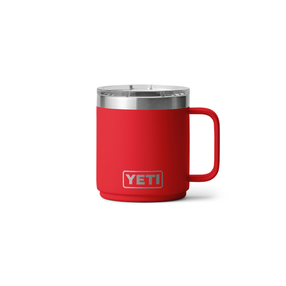 YETI Rambler® Stapelbare Tasse mit 10 oz (295 ml) Fassungsvermögen Rescue Red