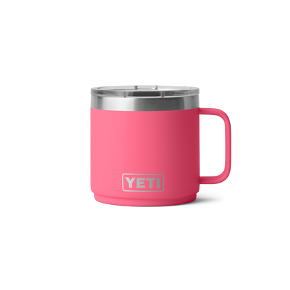 YETI Rambler® Stapelbare Tasse mit 14 oz (414 ml) Fassungsvermögen Tropical Pink