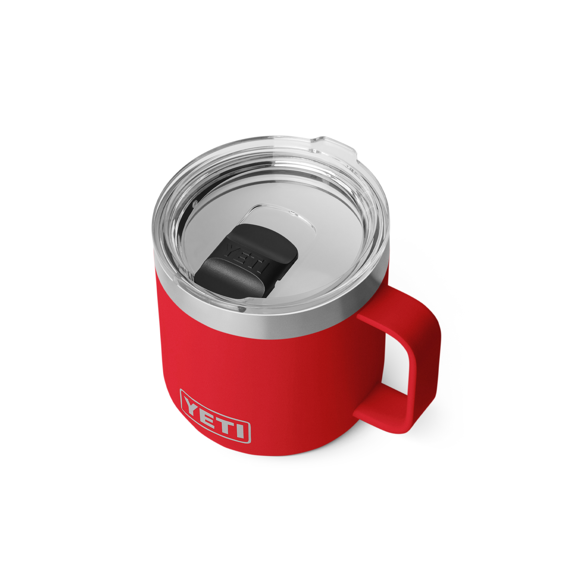YETI Rambler® Stapelbare Tasse mit 14 oz (414 ml) Fassungsvermögen Rescue Red