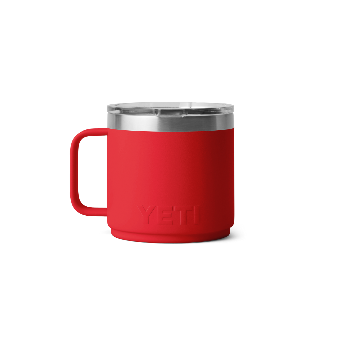 YETI Rambler® Stapelbare Tasse mit 14 oz (414 ml) Fassungsvermögen Rescue Red