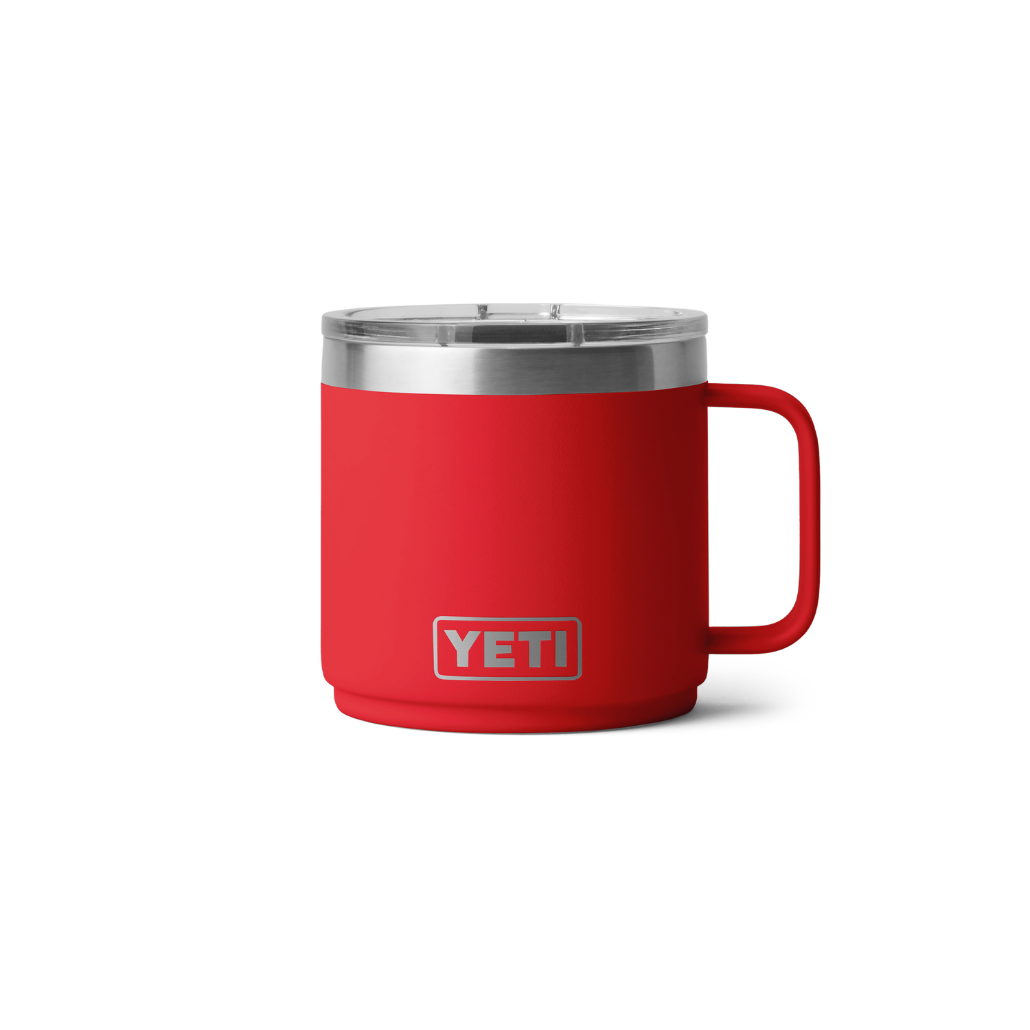 YETI Rambler® Stapelbare Tasse mit 14 oz (414 ml) Fassungsvermögen Rescue Red
