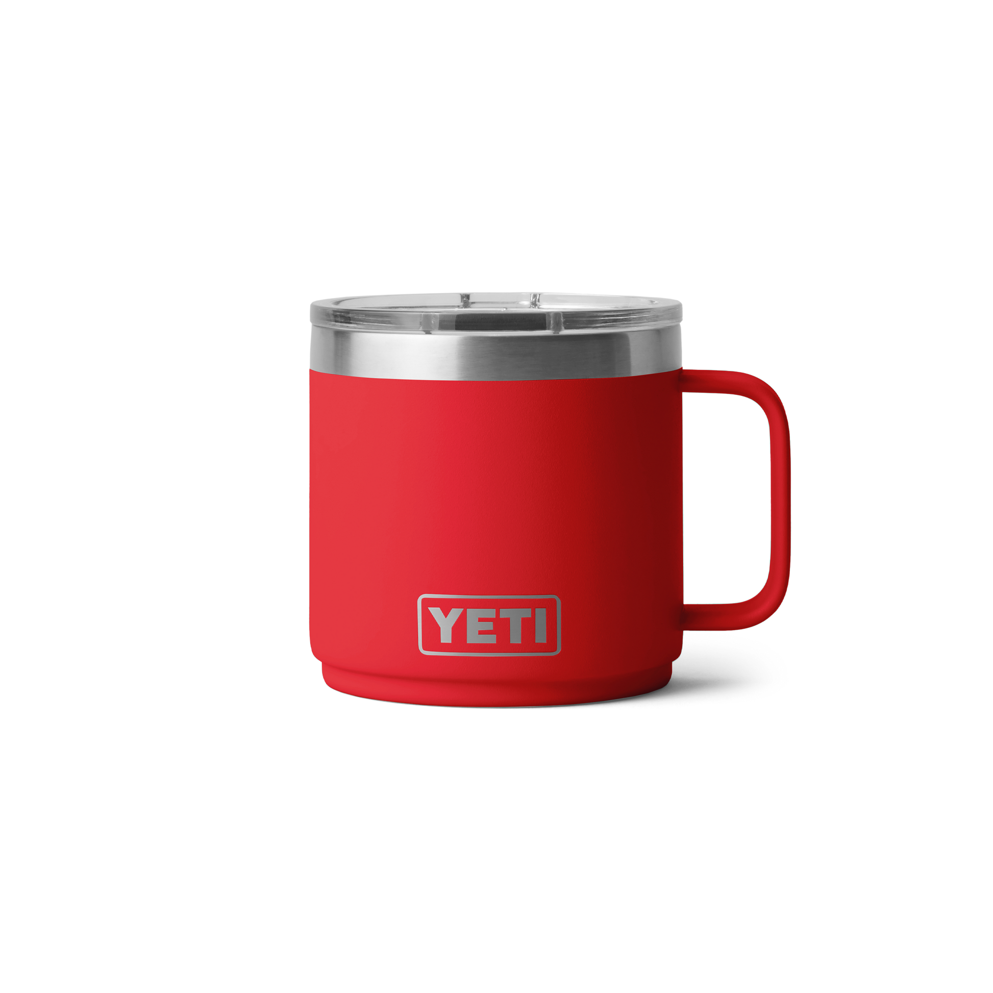 YETI Rambler® Stapelbare Tasse mit 14 oz (414 ml) Fassungsvermögen Rescue Red