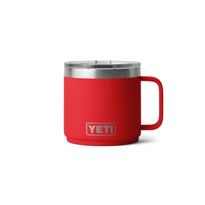 YETI Rambler® Stapelbare Tasse mit 14 oz (414 ml) Fassungsvermögen Rescue Red