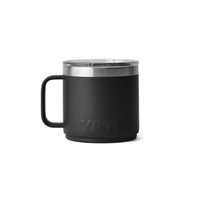 YETI Rambler® Stapelbare Tasse mit 14 oz (414 ml) Fassungsvermögen Schwarz