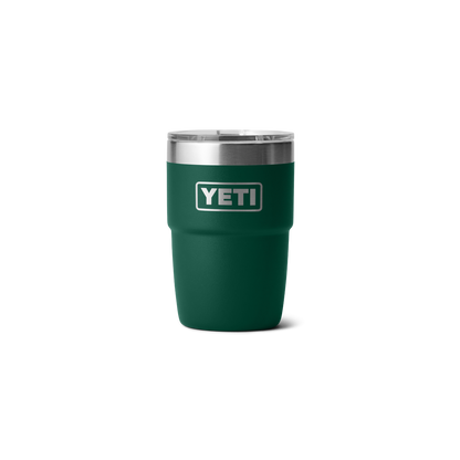 YETI Rambler® Stapelbarer Becher mit 8 oz (236 ml) Fassungsvermögen Black Forest Green