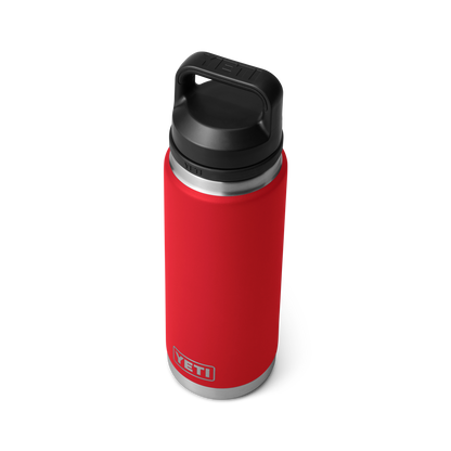 YETI Rambler® 26 oz Flasche mit Chug-Verschluss (760 ml) Rescue Red