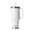 Rambler® 42 oz (1242 ml) Trinkbecher Mit Trinkhalm-deckel Weiß