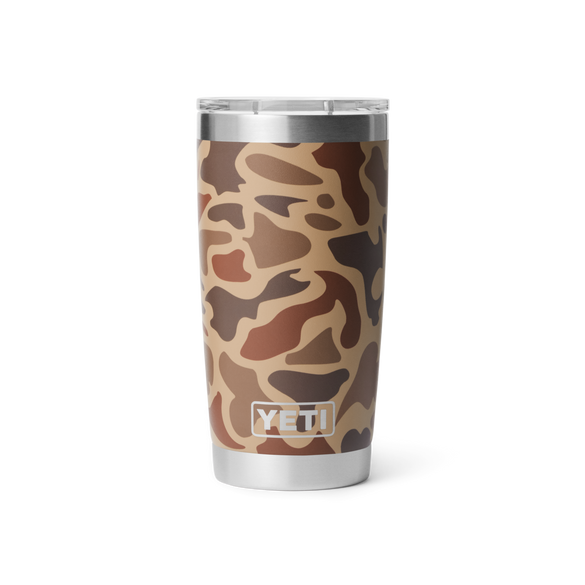 YETI Rambler® 20 oz Becher (591 ml) Wetlands Camo