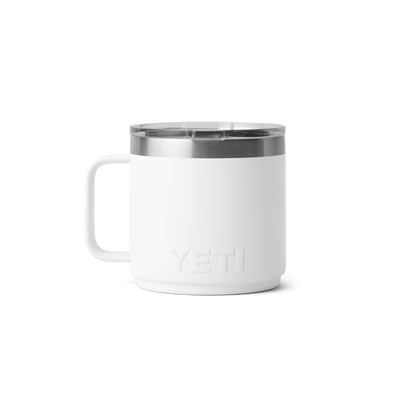 YETI Rambler® Stapelbare Tasse mit 14 oz (414 ml) Fassungsvermögen Weiß