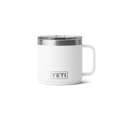 YETI Rambler® Stapelbare Tasse mit 14 oz (414 ml) Fassungsvermögen Weiß