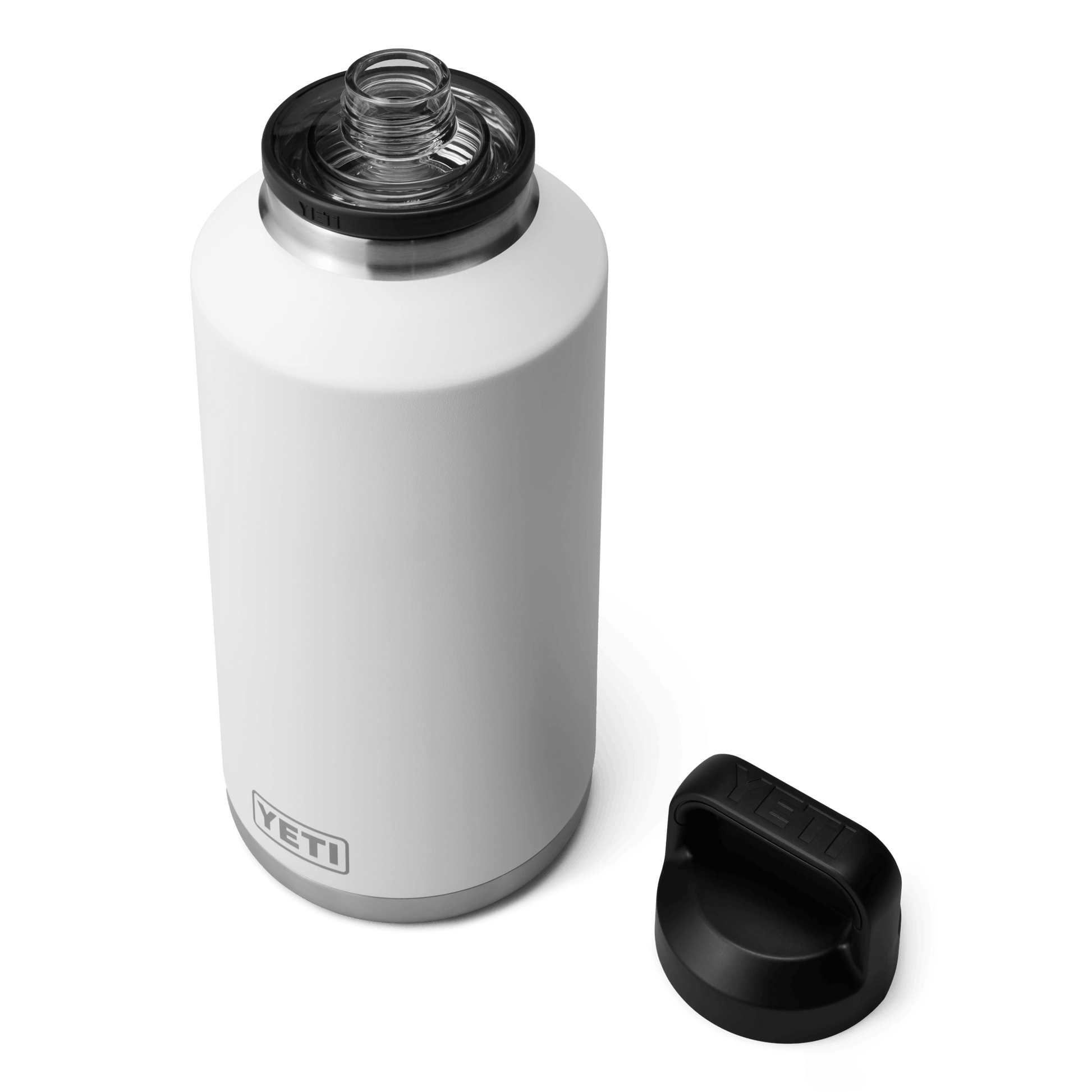 YETI Rambler® 64 oz Flasche (1,9 l) mit Chug-Verschluss Weiss