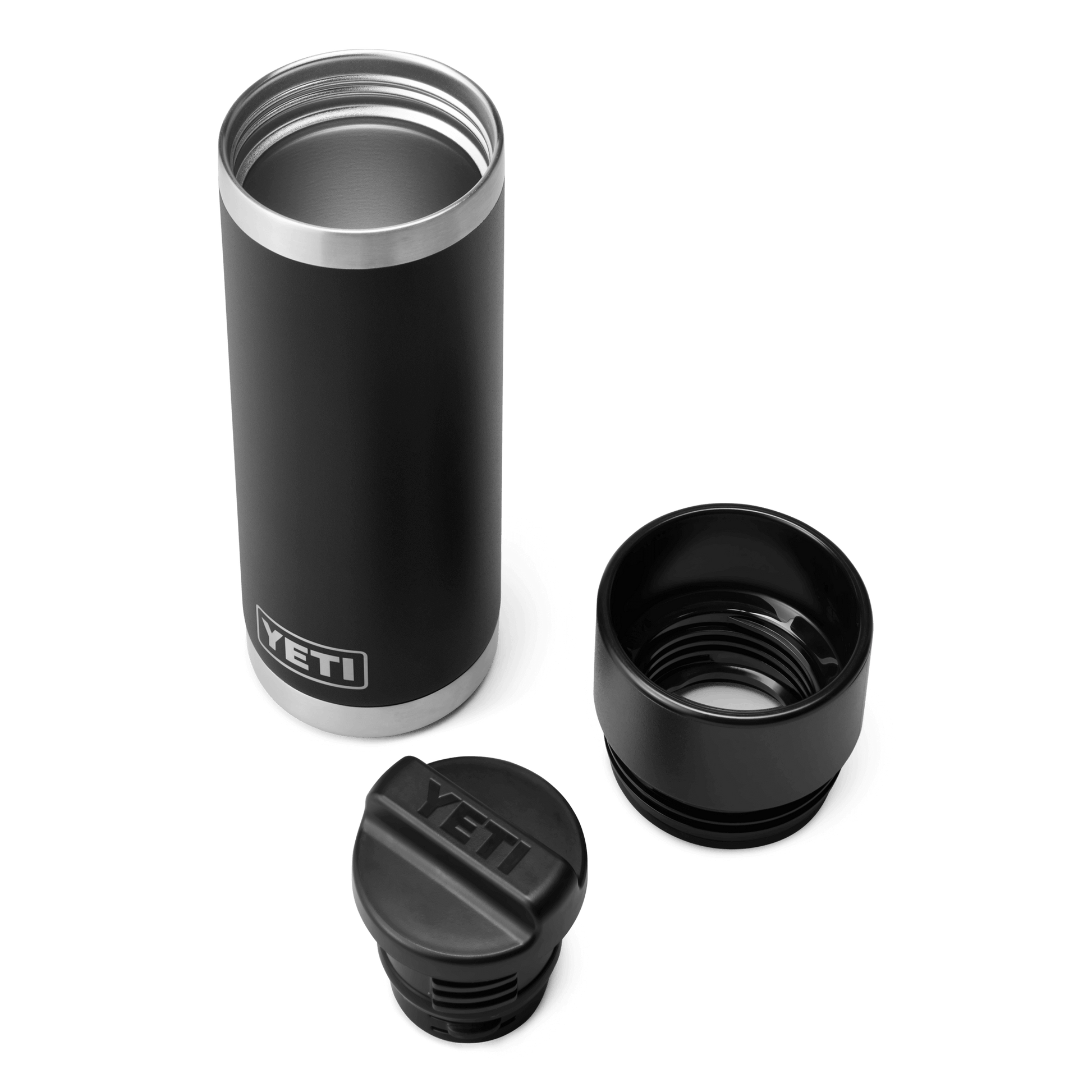 YETI Rambler® 18 oz Flasche mit HotShot-Verschluss (532 ml) Schwarz