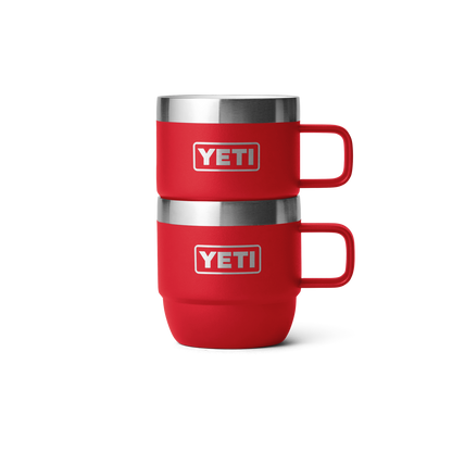 YETI Rambler® 6 oz (177 ml) Stapelbare Tasse Rescue Red