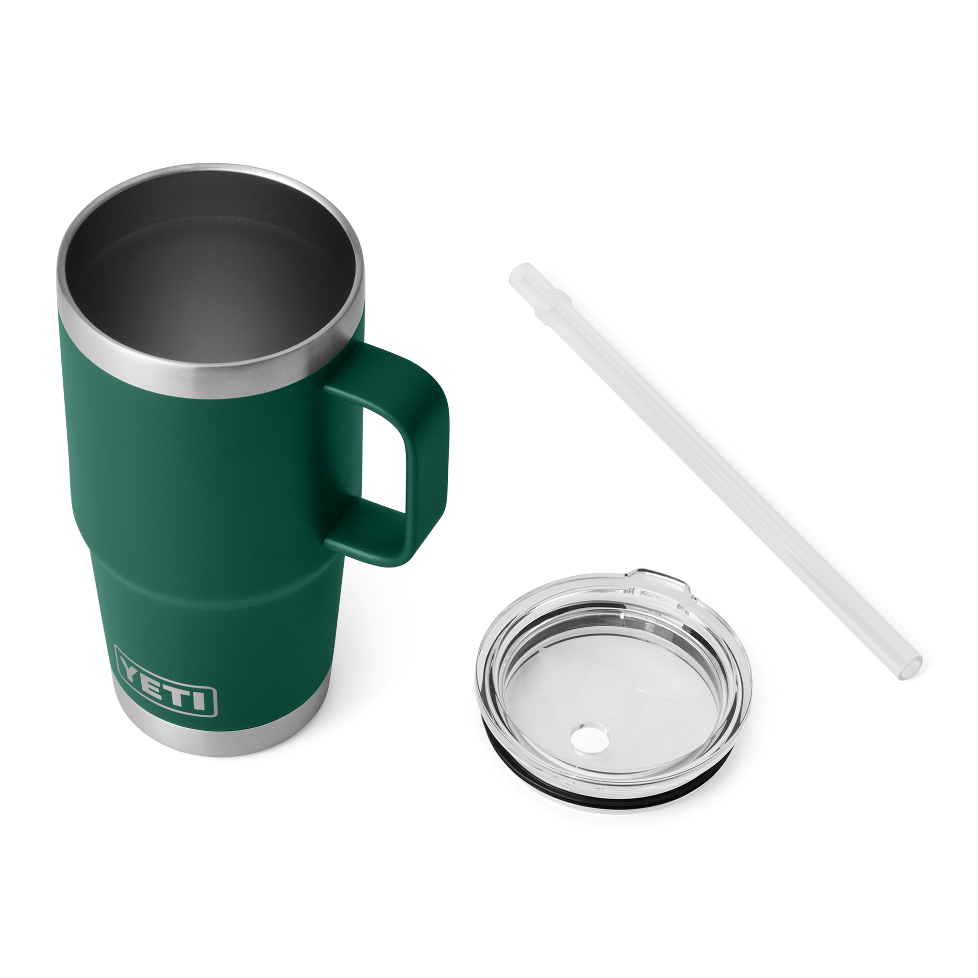 YETI Rambler® 25 oz (739 ml) Trinkbecher Black Forest Green