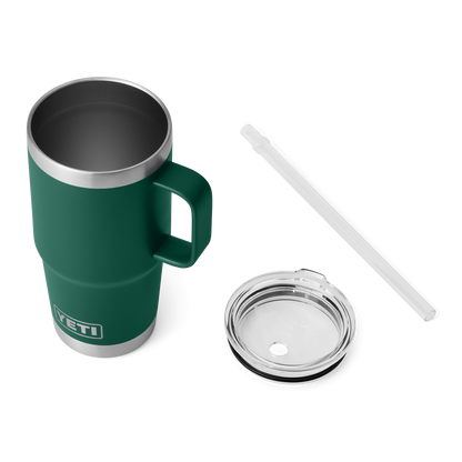 YETI Rambler® 25 oz (739 ml) Trinkbecher Black Forest Green