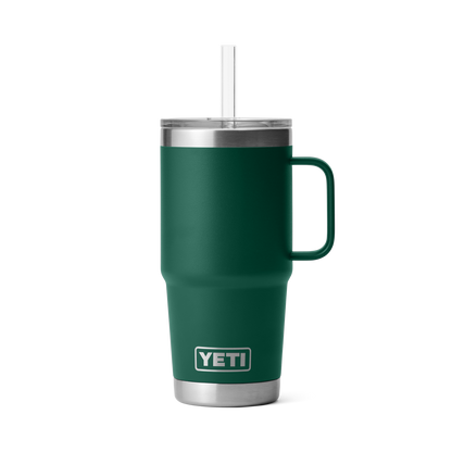 YETI Rambler® 25 oz (739 ml) Trinkbecher Black Forest Green