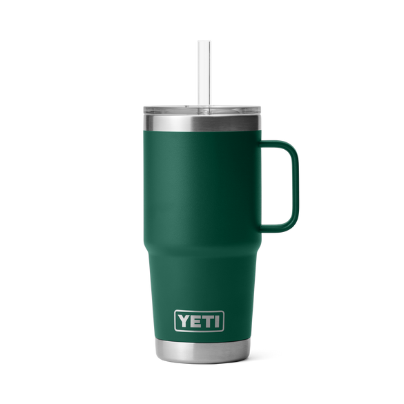 YETI Rambler® 25 oz (739 ml) Trinkbecher Black Forest Green
