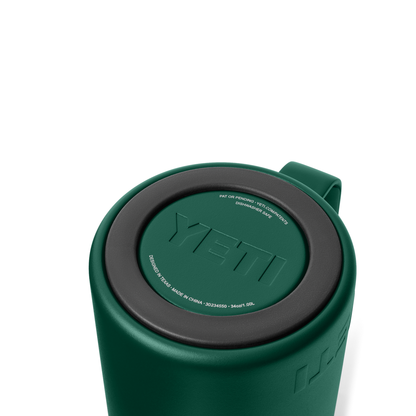 YETI Rambler™ 34 oz (1 L) Stempelkanne Black Forest Green