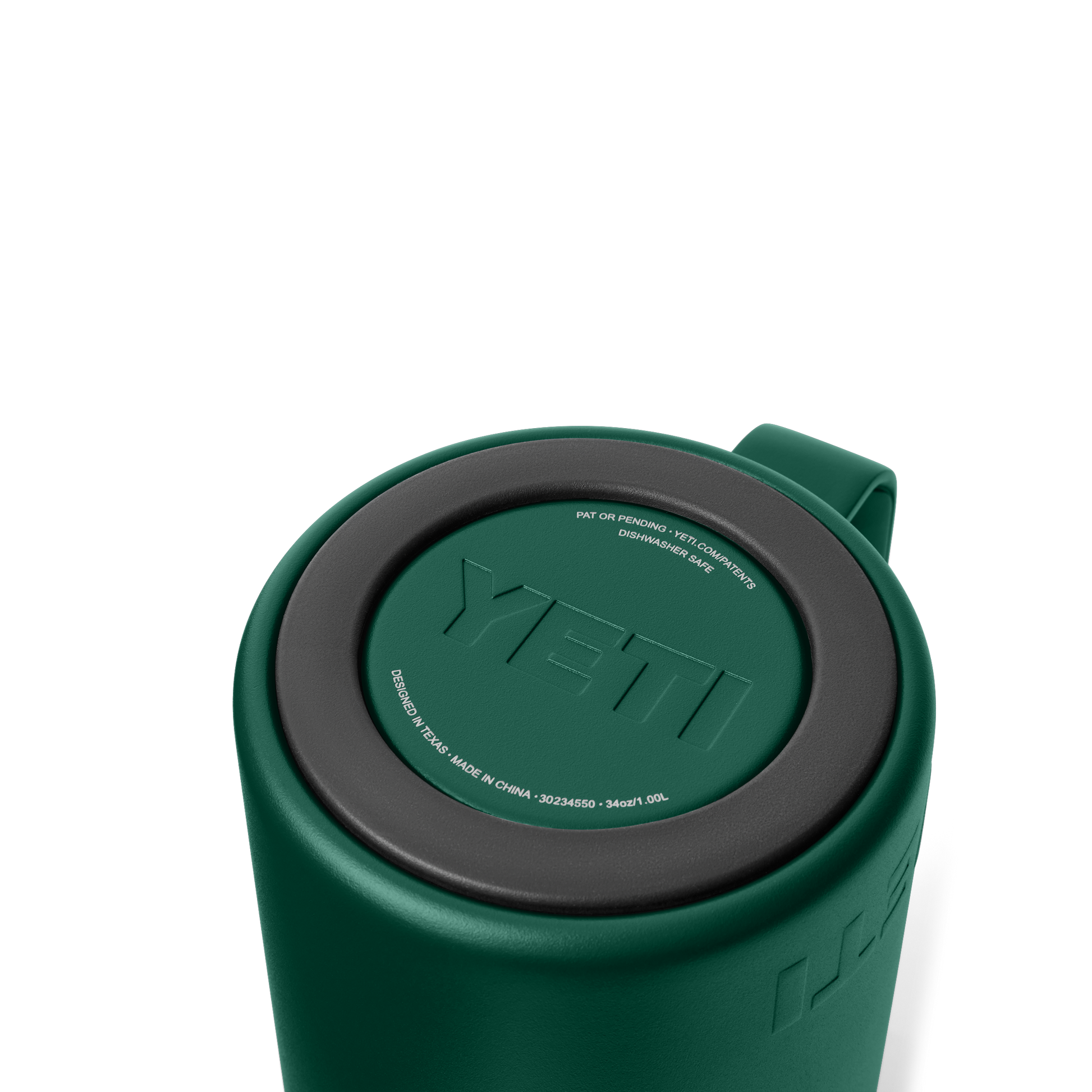 YETI Rambler™ 34 oz (1 L) Stempelkanne Black Forest Green