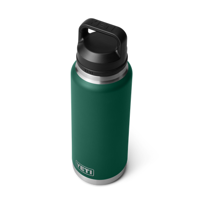 YETI Rambler® 36 oz (1 l) Flasche Black Forest Green