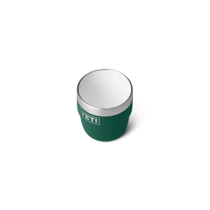 YETI Rambler® 4 oz (118 ml) Stapelbare Tasse Black Forest Green
