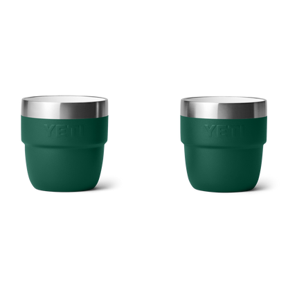 YETI Rambler® 4 oz (118 ml) Stapelbare Tasse Black Forest Green