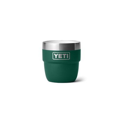 YETI Rambler® 4 oz (118 ml) Stapelbare Tasse Black Forest Green