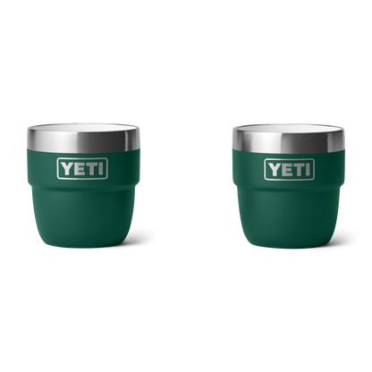 YETI Rambler® 4 oz (118 ml) Stapelbare Tasse Black Forest Green