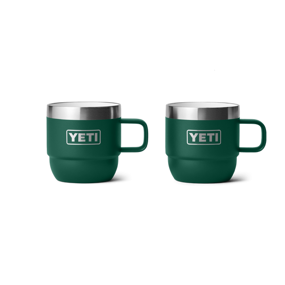 YETI Rambler® 6 oz (177 ml) Stapelbare Tasse Black Forest Green