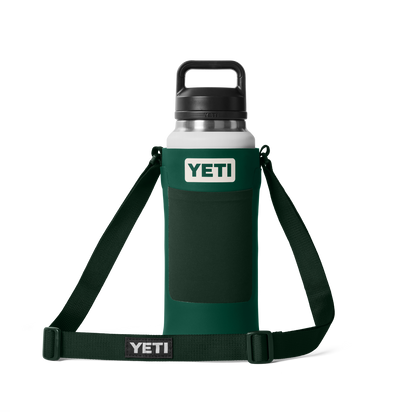 YETI Rambler® Bottle Sling Groß Black Forest Green
