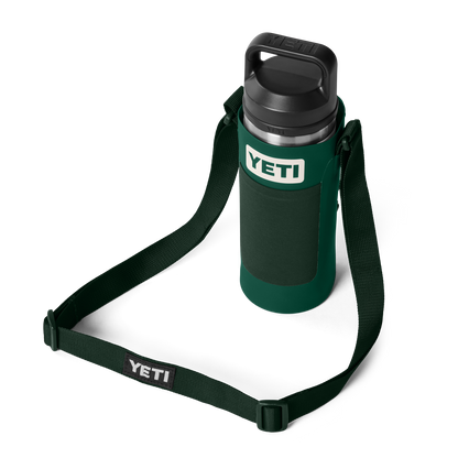 YETI Rambler® Bottle Sling Klein Black Forest Green