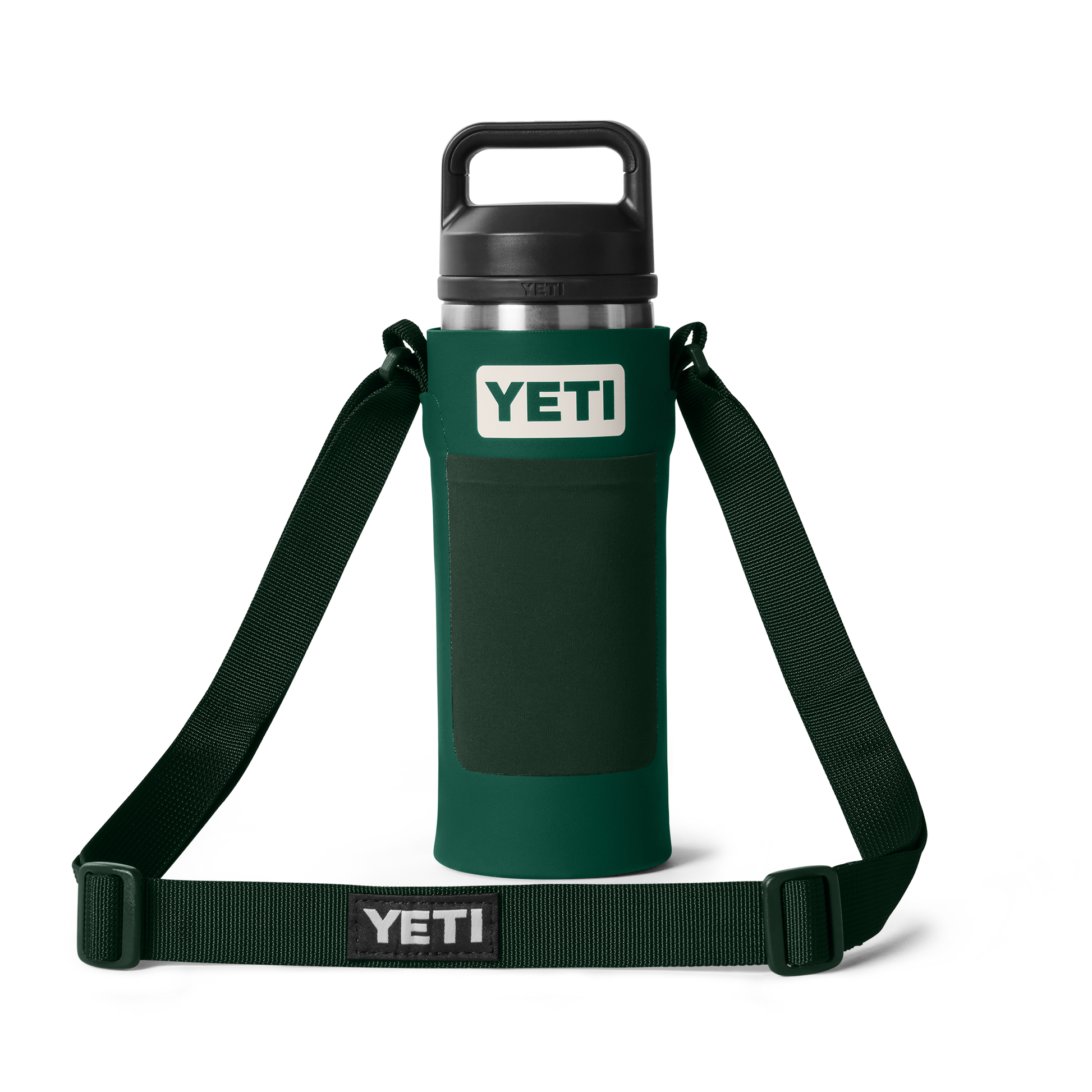 YETI Rambler® Bottle Sling Klein Black Forest Green