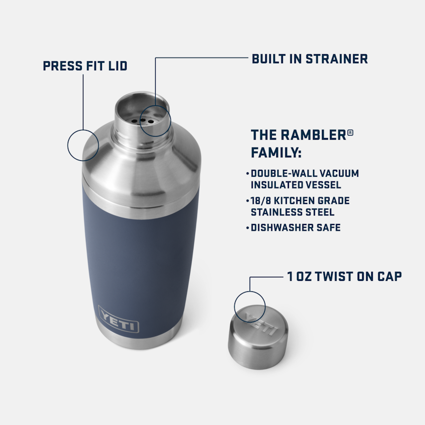 YETI Rambler® 20 oz (591 ml) Cocktail-Shaker King Crab