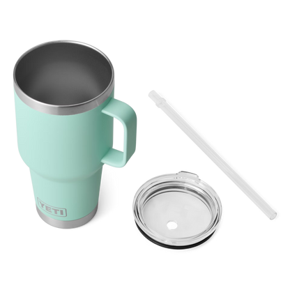 YETI Rambler® 35 oz (994 ml) Trinkbecher Mit Trinkhalm-deckel Sea Foam