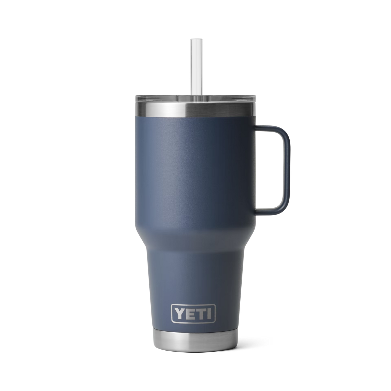 YETI Rambler® 35 oz (994 ml) Trinkbecher Mit Trinkhalm-deckel Navy