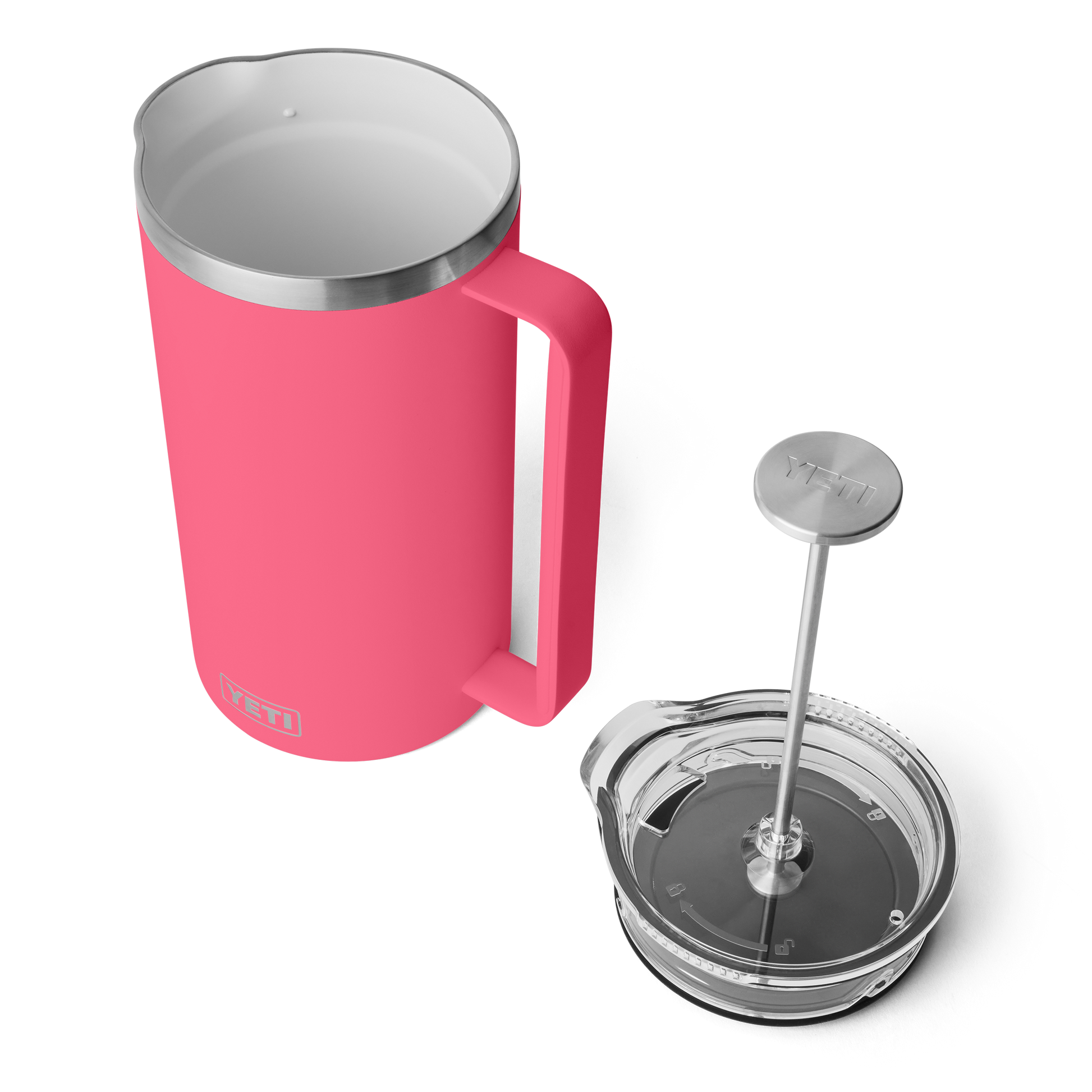 YETI Rambler® Stempelkanne mit 64 oz (2L) Fassungsvermögen Tropical Pink
