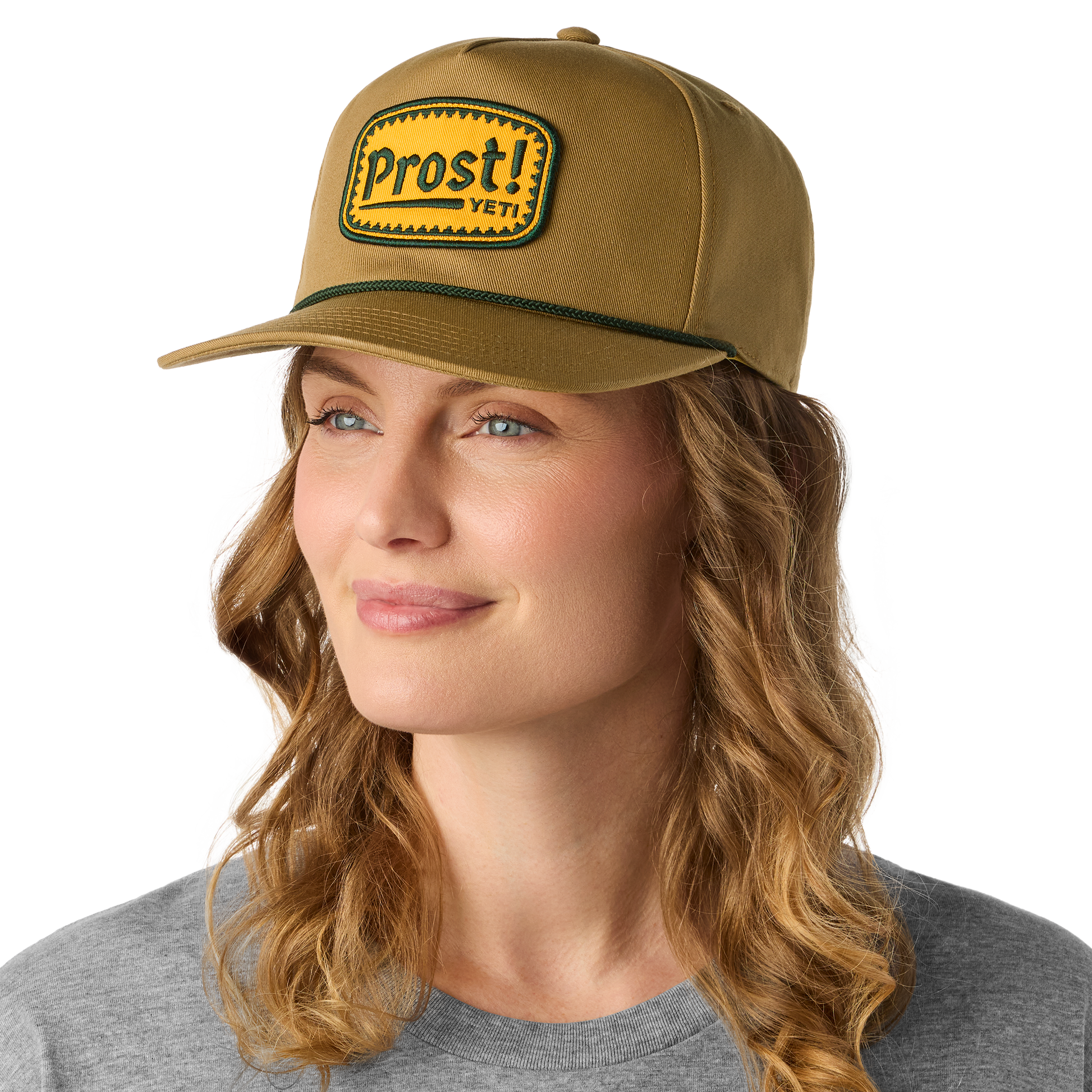 YETI YETI™ Prost! Cap mit Seildetail und flacher Krempe Brown