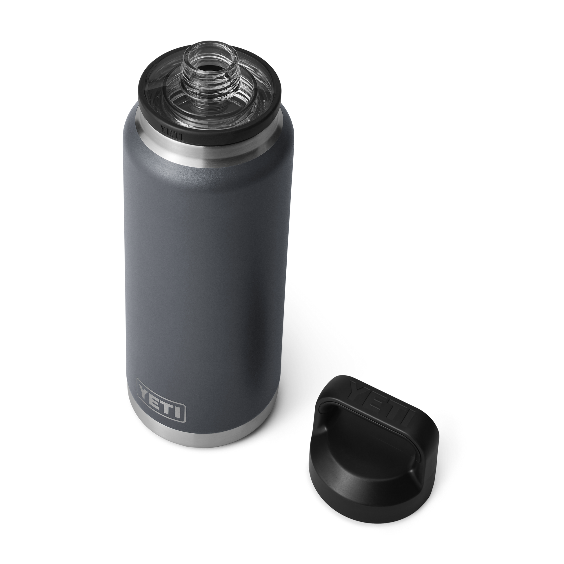 YETI Rambler® 36 oz Flasche mit Chug-Verschluss (1065 ml) Charcoal