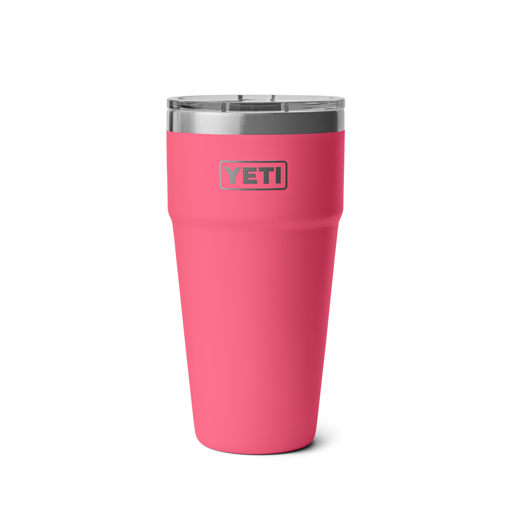 YETI Rambler® Stapelbarer Becher mit 30 oz (887 ml) Fassungsvermögen Tropical Pink