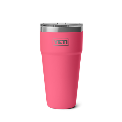 YETI Rambler® Stapelbarer Becher mit 30 oz (887 ml) Fassungsvermögen Tropical Pink