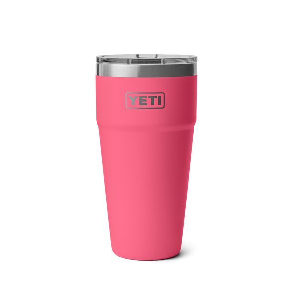 YETI Rambler® Stapelbarer Becher mit 30 oz (887 ml) Fassungsvermögen Tropical Pink