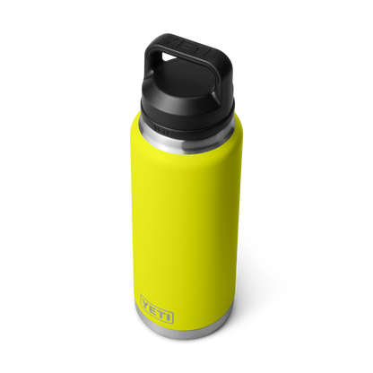YETI Rambler® 36 oz Flasche mit Chug-Verschluss (1065 ml) Firefly Yellow