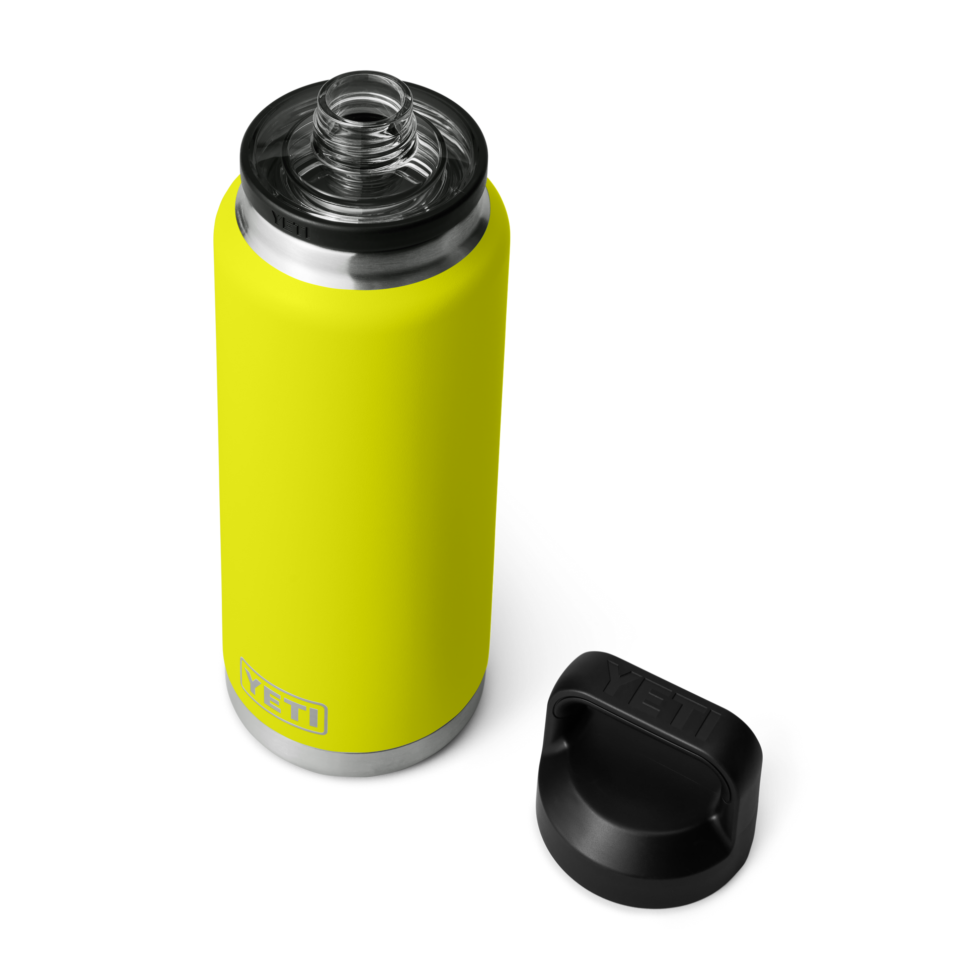 YETI Rambler® 36 oz Flasche mit Chug-Verschluss (1065 ml) Firefly Yellow
