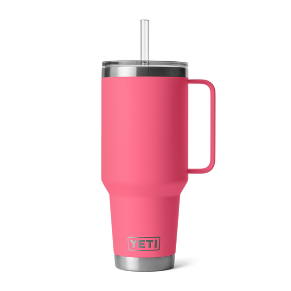 YETI Rambler® 42 oz (1242 ml) Trinkbecher Mit Trinkhalm-deckel Tropical Pink